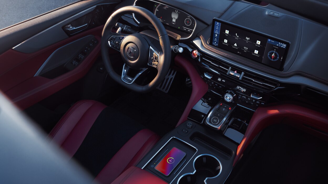 The cockpit of an MDX.