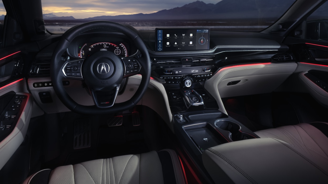 Afficheur numérique sur le tableau de bord d’un MDX.